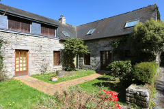 Vue de la cour intérieure de la maison