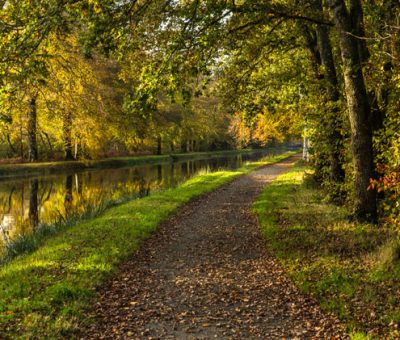 Balade d'automne le long du canal