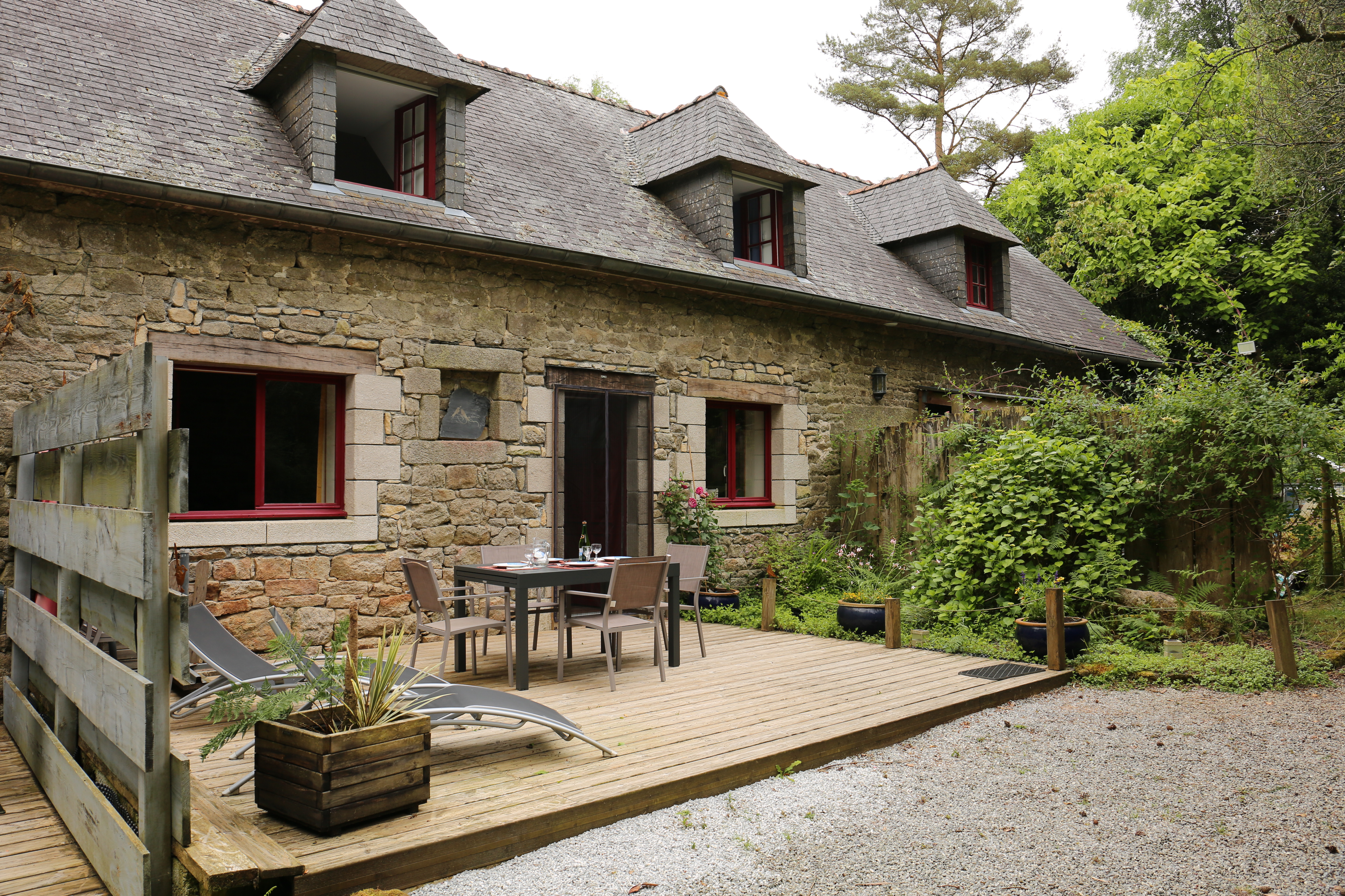 Notre gîte dans un écrin de nature
